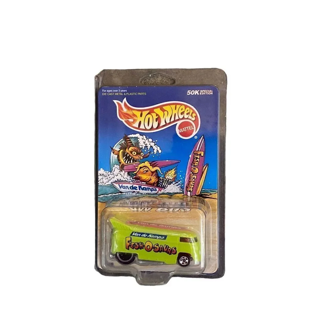 VW Bus Hot Wheels 1999 Fish-O-Saurs Van de Kamp's MAIL-IN PROMO #18585 NIP